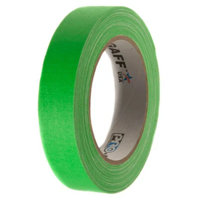 PRO GAFF Mat Fluoriserende Tape Grøn